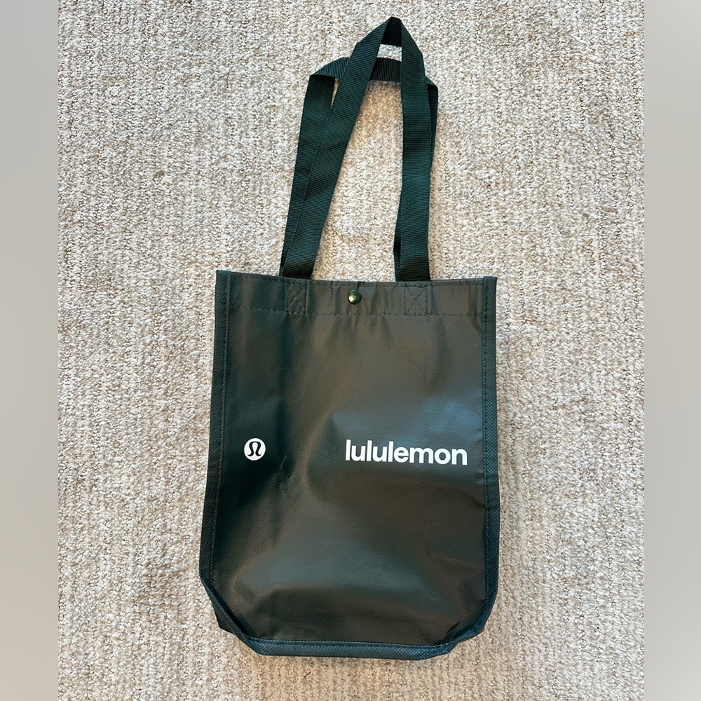 Lululemon Small Shopping Bag- dark green